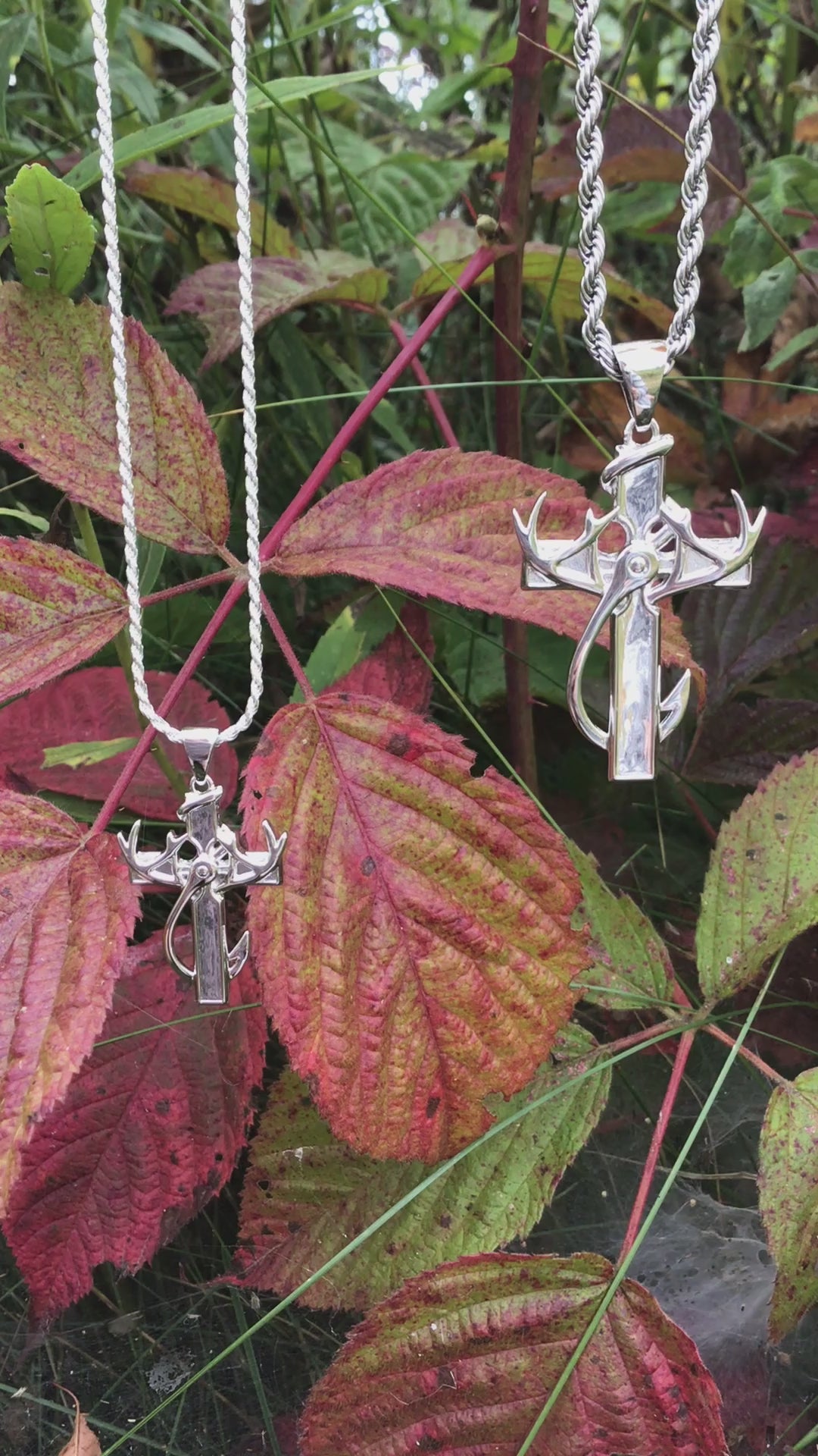 Hunting, Faith & Fishing Pendant Necklace
