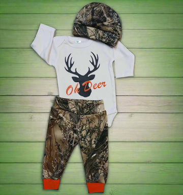 Oh Deer Buck Pant & Hat Set