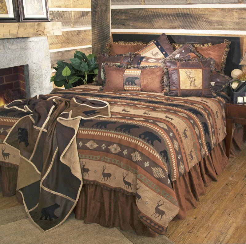 Deer &  Bear Autumn Trails Comforter Set