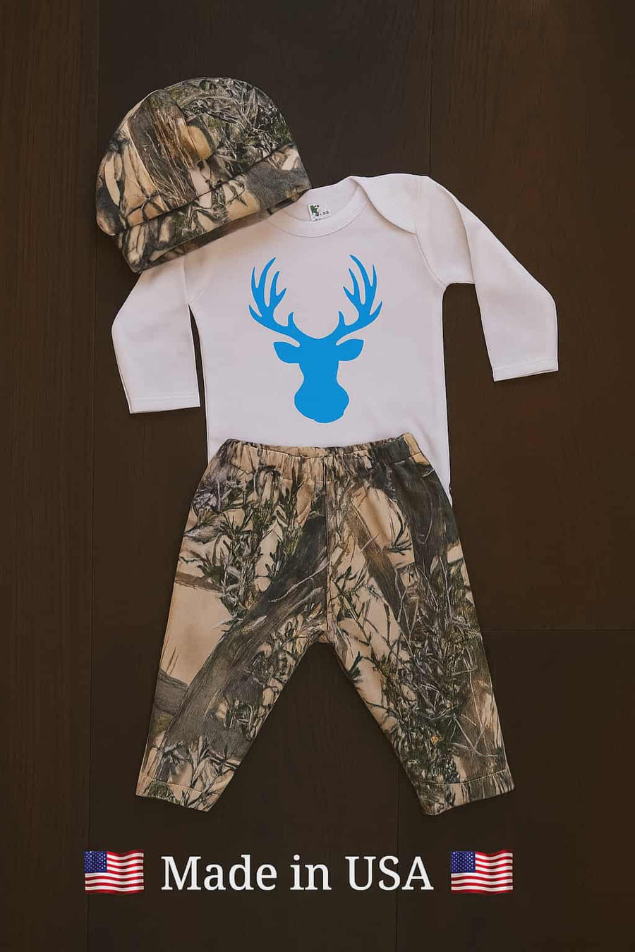 Camo Buck Gold Pant Set