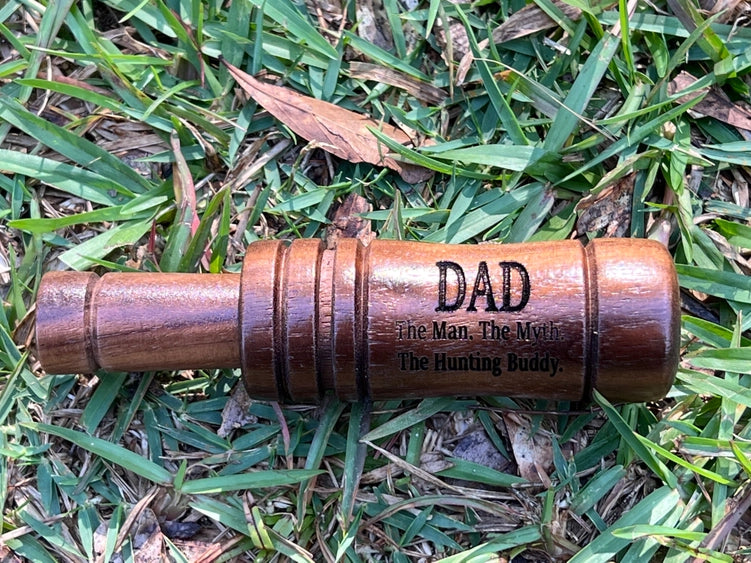 Wooden Laser Engraved Duck Call Gift For Dad Hunting Buddy