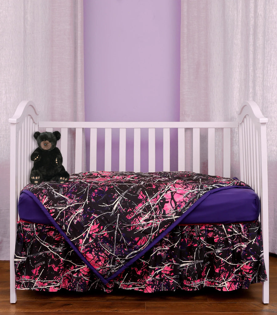 Muddy Girl Crib Set 3 Piece Set