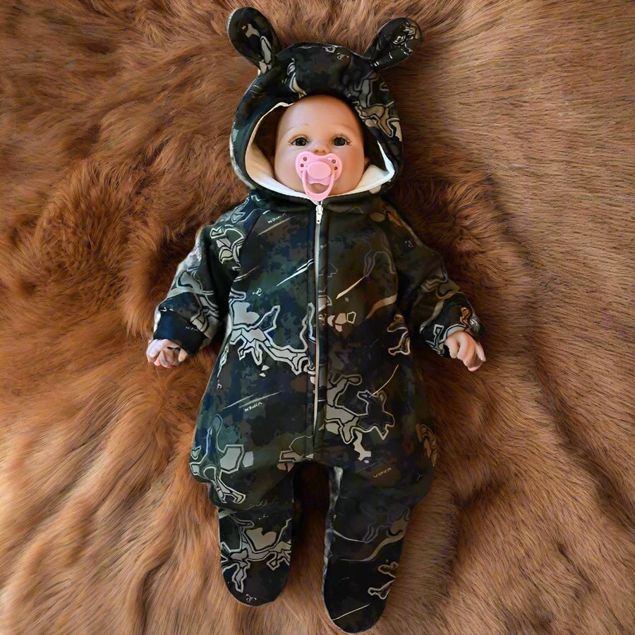 Viper Natural Camouflage Jumpsuit Romper