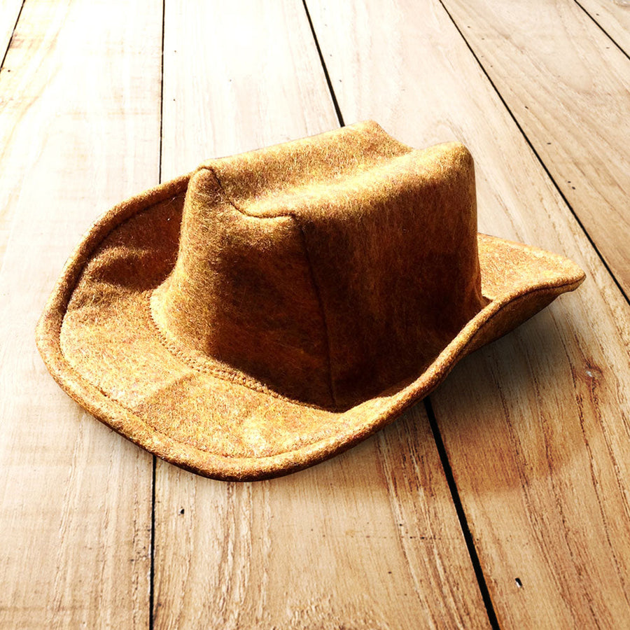 Dark Tan Baby Felt Cowboy Hat