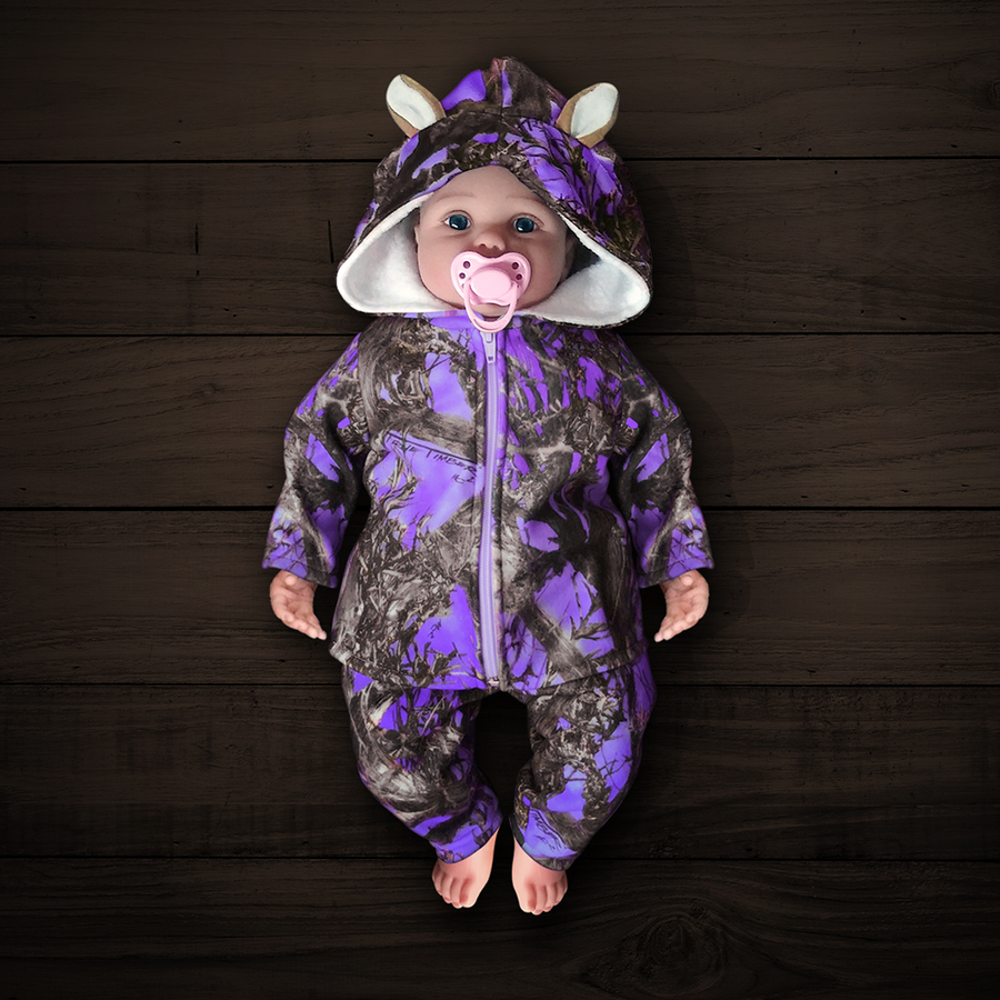 Camo Hooded Jacket with Antlers or Ears