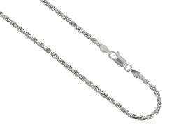 Sterling Silver Rope Chain 20