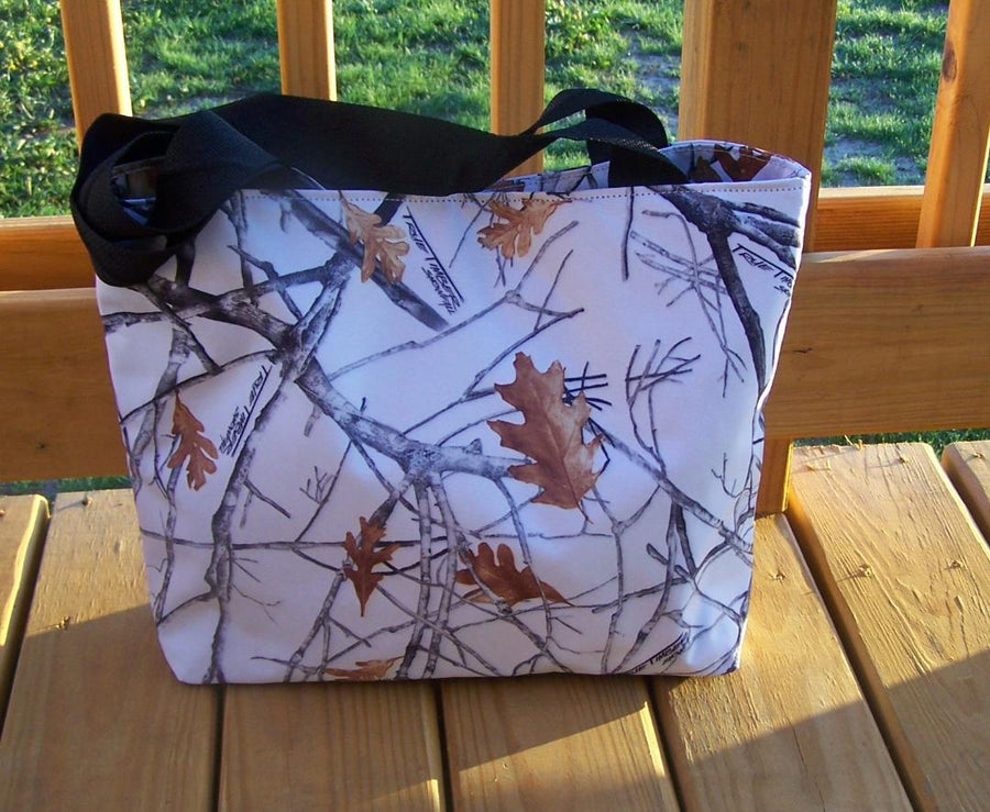 Large Snow White Camo Shoulder Bag